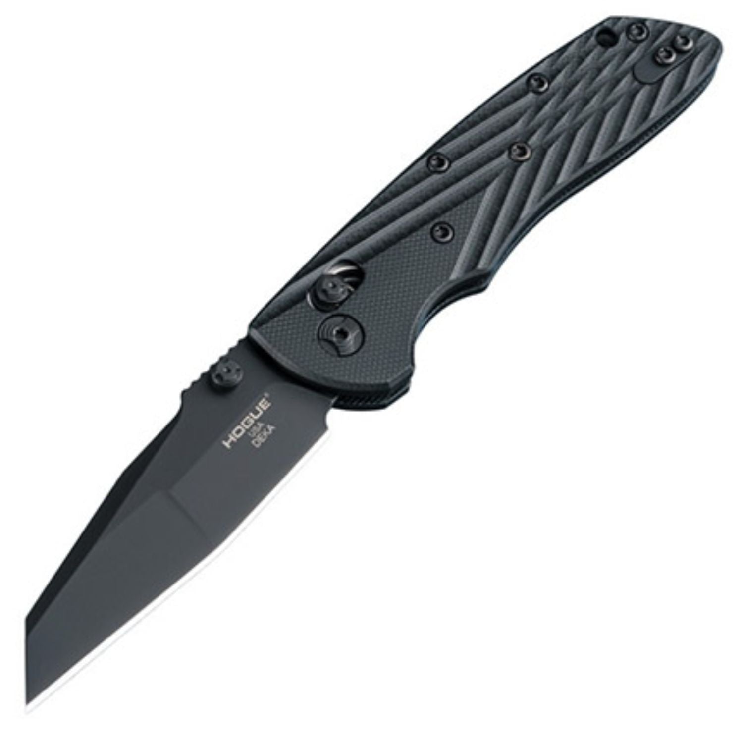 Hogue Deka 3.25 in Mod Wharncliffe Black G10 Frame Black