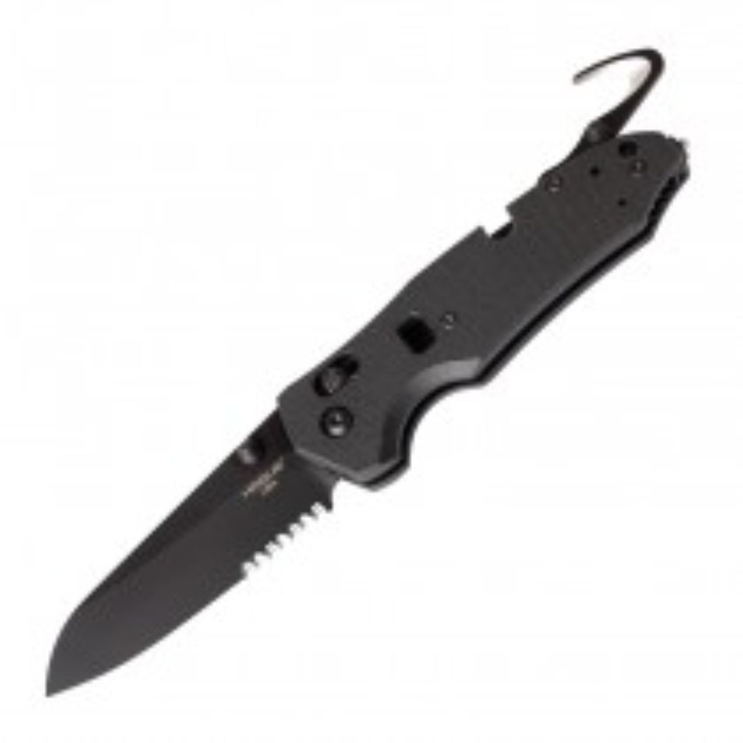 Hogue Trauma 3.5in 1st Resp Fold Sheepsfoot PartSerr G10 Blk