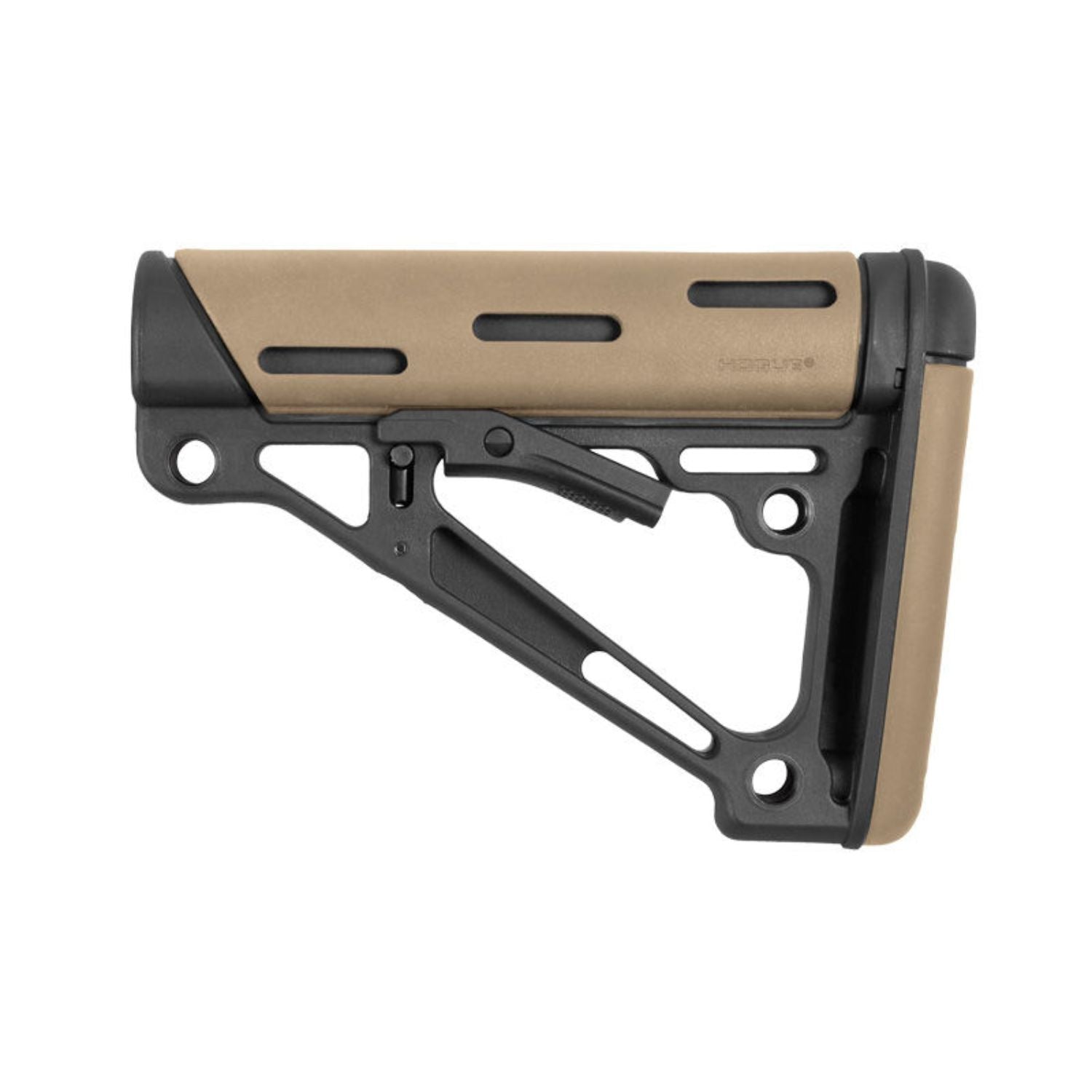Hogue AR15 M16 OverMold Collaps Buttstock Flat Dark Earth