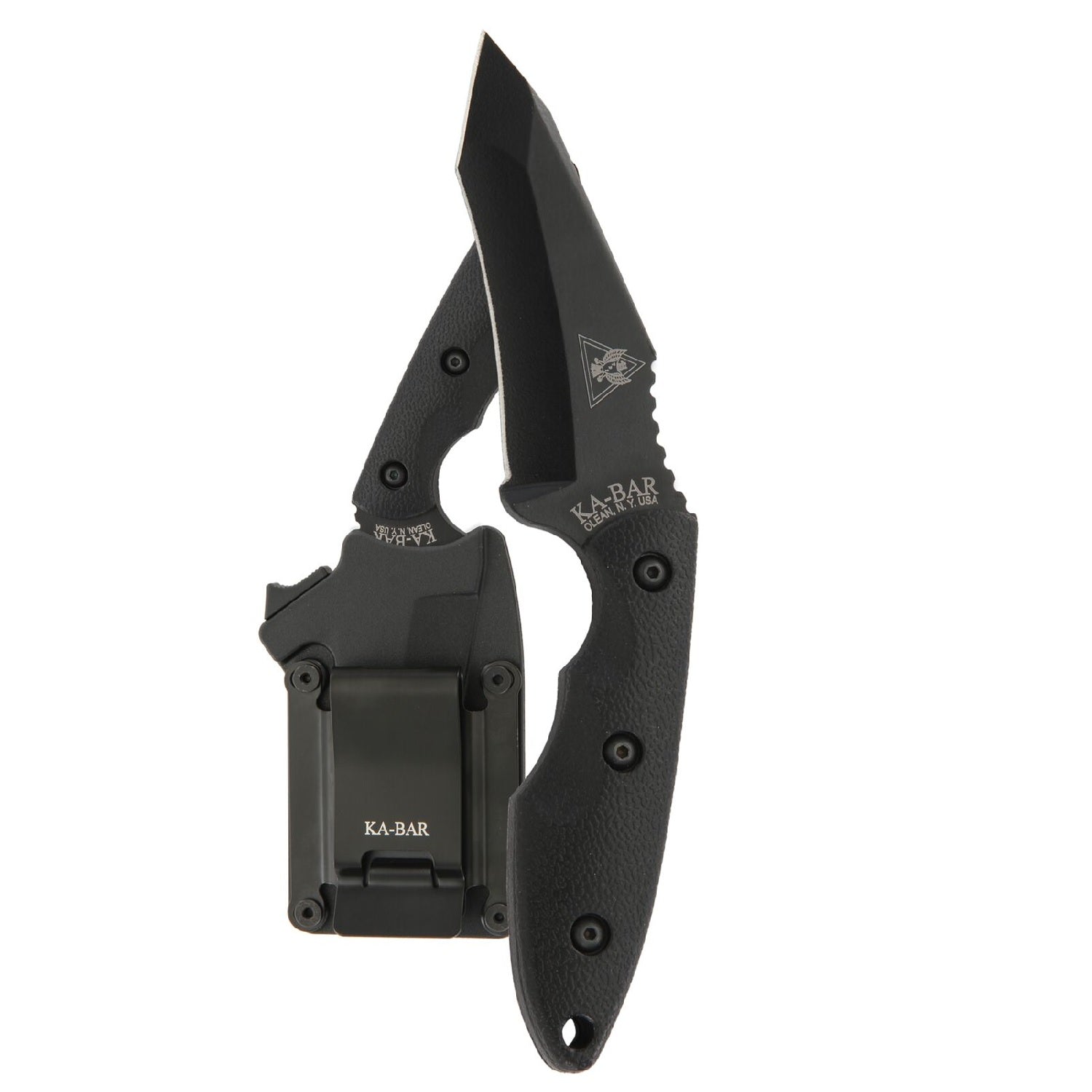 KA-BAR TDI Hell Fire Fixed 3.5 in Black Blade Zytel Handle