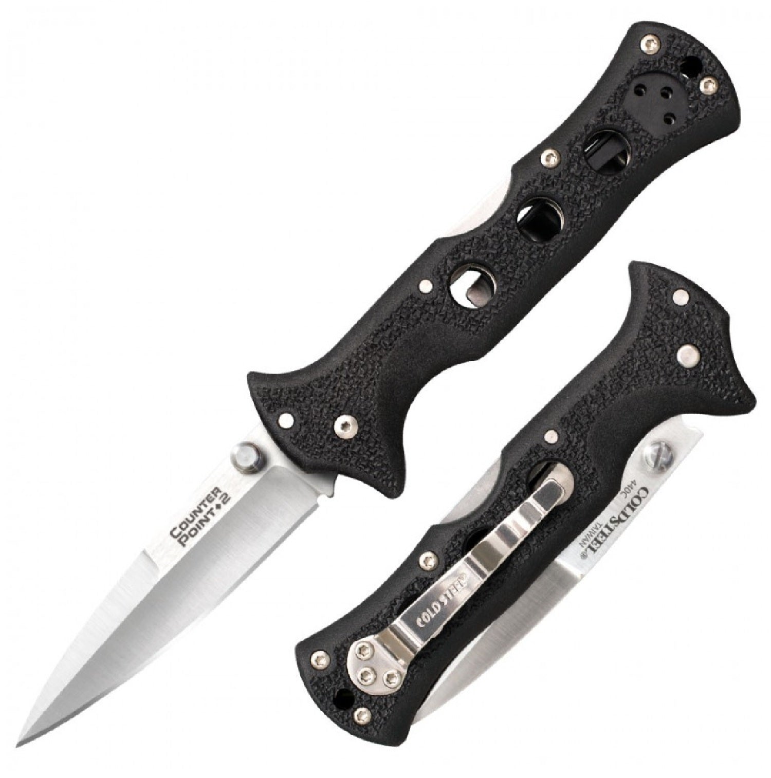 Cold Steel Counter Point II Folder 3 in Plain Polymer Handle