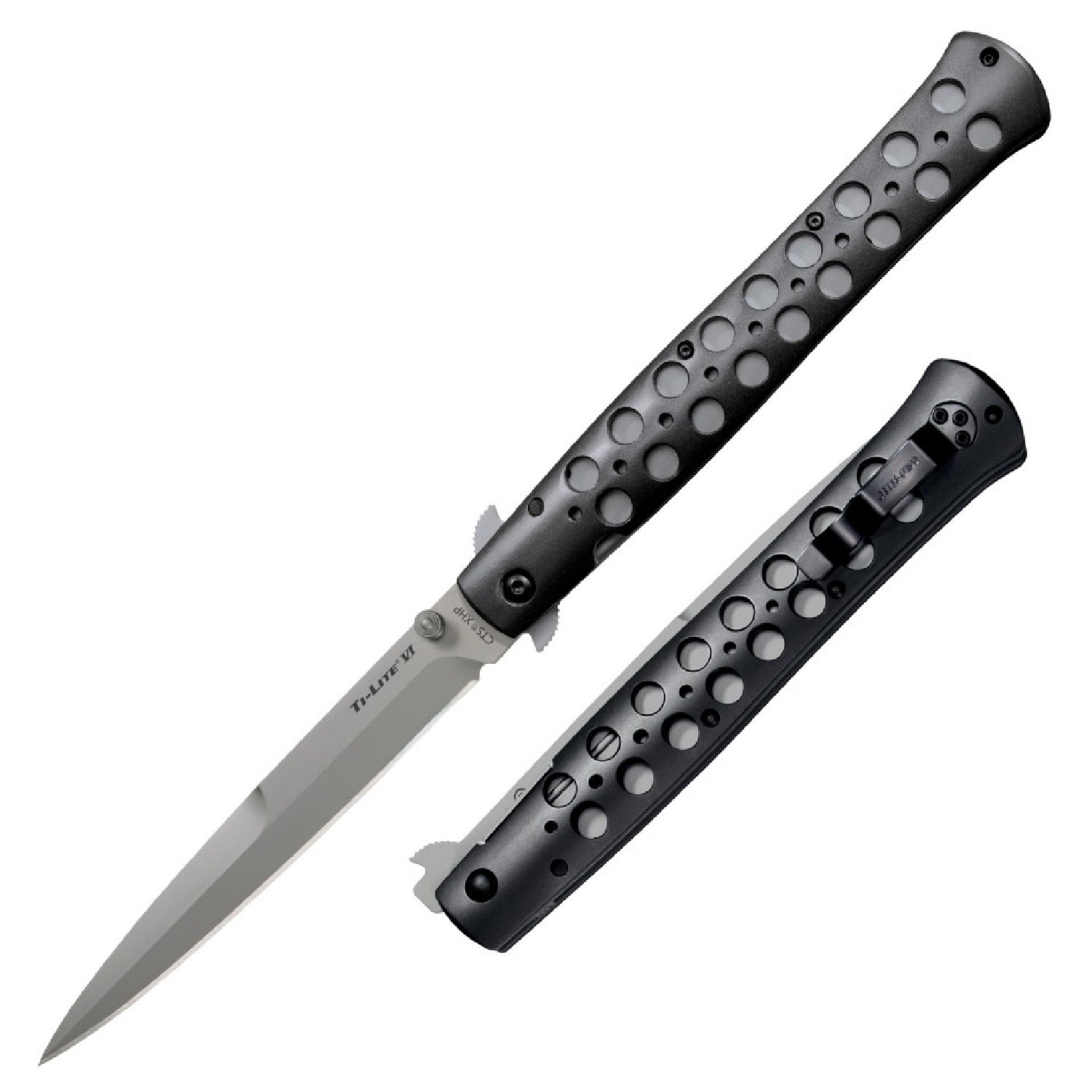 Cold Steel Ti-Lite Folder 6.0 in Plain Aluminum Handle