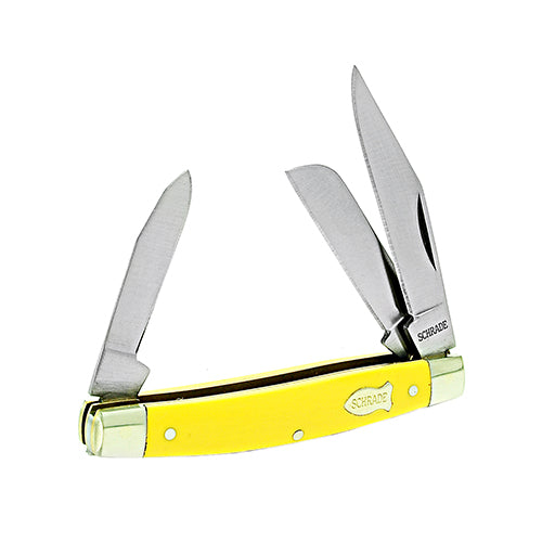 Old Timer Middleman Multi-Blades 2.5 in Blade Yellow Delrin